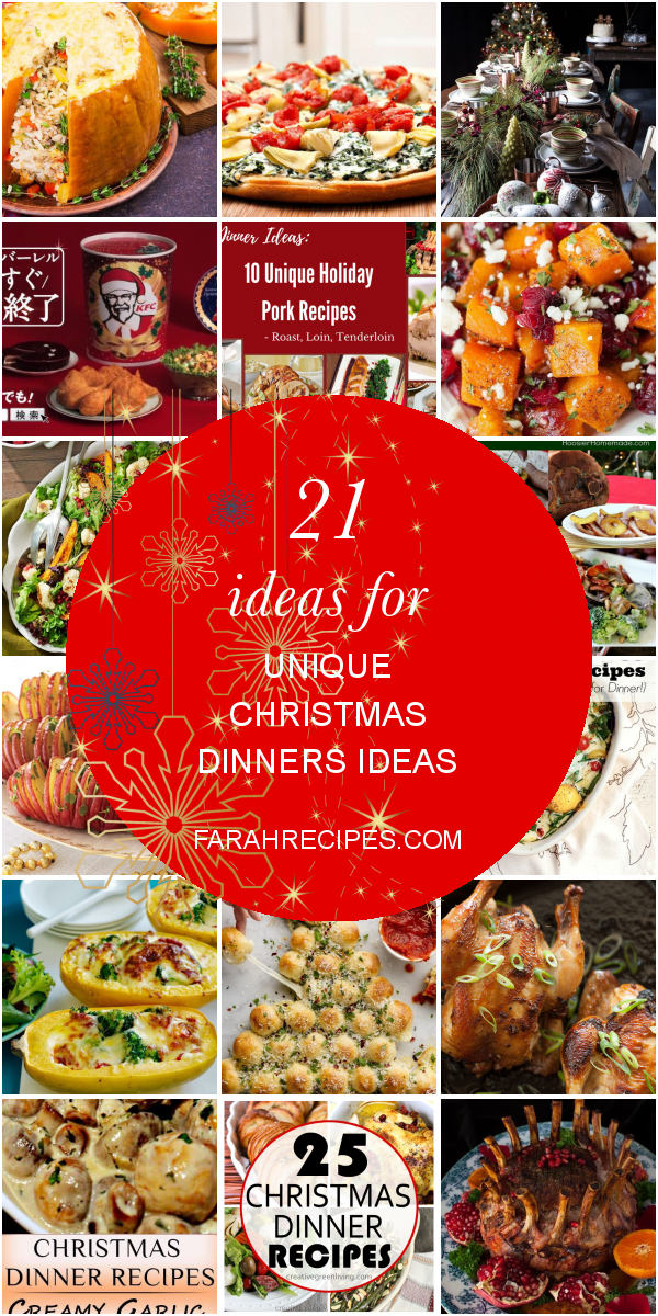 Unique Christmas Dinners 